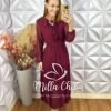 Vestido Ercilia Boho Chic - Vermelho - Milla Chic