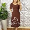 Milla Chic - millachic com br vestido georgia viscolinho terracota copia Vestido Geórgia Viscolinho - Marrom - Milla Chic