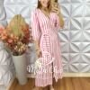 Milla Chic - millachic com br vestido geovana em viscolinho Vestido Geovana Em Viscolinho - Rosa - Milla Chic