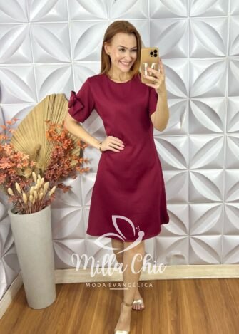 Milla Chic - millachic com br vestido lavinia em alfaiataria laco marrom 8 Vestido Lavínia Em Alfaiataria Laço - Marrom - Milla Chic