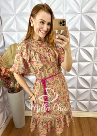 Vestido Luma Boho Chic Em Chiffon - Milla Chic