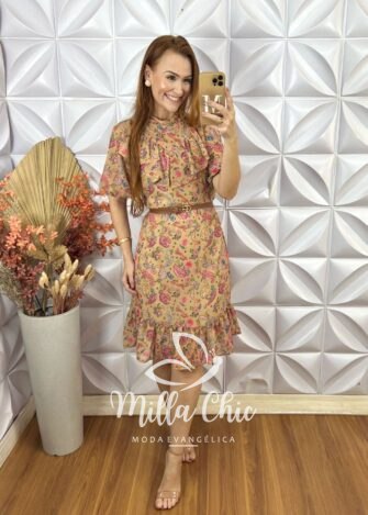 Vestido Luma Boho Chic Em Chiffon - Milla Chic