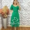 Milla Chic - millachic com br vestido nany em linho verde 4 Vestido Nany Em Linho - Verde - Milla Chic