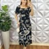 Milla Chic - millachic com br vestido narcisa em viscolinho preto Vestido Narcisa Em Viscolinho - Preto - Milla Chic