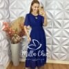 Milla Chic - millachic com br vestido ninive em chiffon azul 3 Vestido Ninive Em Chiffon - Azul Escuro - Milla Chic