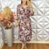 Vestido Romana Manga Longa - Milla Chic
