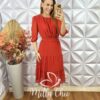 Milla Chic - millachic com br vestido ruthe em chiffon Vestido Ruthe Em Chiffon - Laranja - Milla Chic