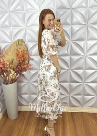 Milla Chic - millachic com br vestido ruthe em chiffon branco 5 Vestido Ruthe Em Chiffon - Branco - Milla Chic