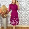 Vestido Ruthe Em Chiffon - Marsala - Milla Chic