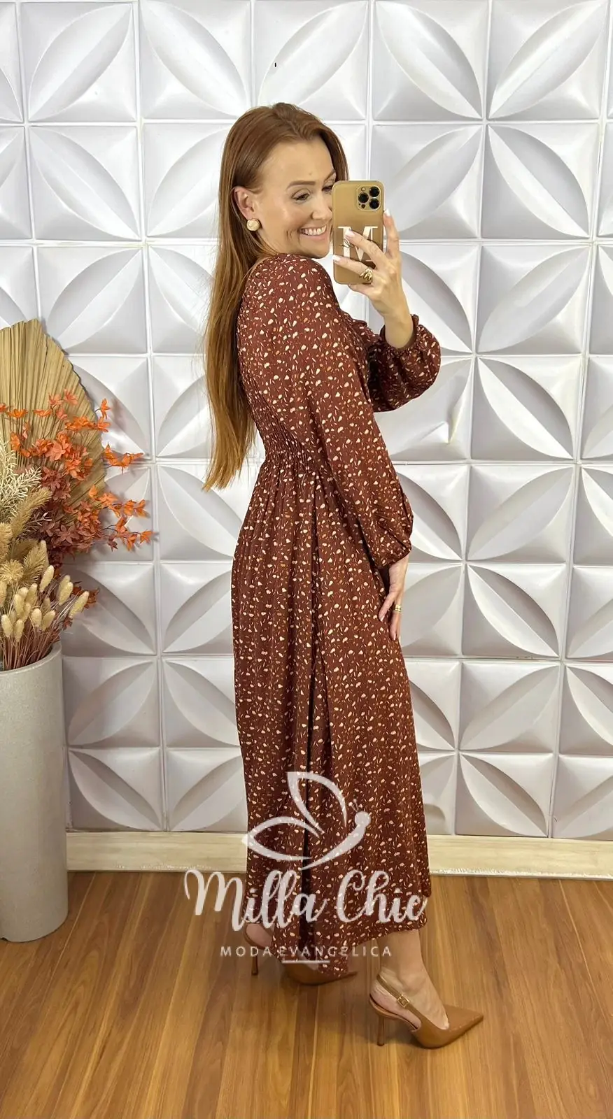 Vestido Raab Manga longa – Milla Chic Vestido Raab Manga longa - Milla Chic