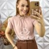 Milla Chic - millachic com br blusa agatha com bordada rose 1 Blusa Agatha Com Bordada - Rose - Milla Chic