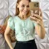 Blusa Cássia Em Viscose Com Poliamida - Branco - Milla Chic