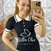 Blusa Laura Em Tricot Modal - Preto - Milla Chic