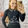 Milla Chic - millachic com br blusa sonia em tricot modal bordada preto 1 Blusa Sônia Em Tricot Modal Bordada - Preto - Milla Chic