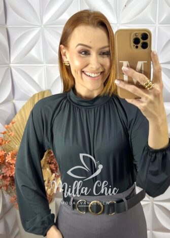 Body Nagela Em Fluity - Preto - Milla Chic