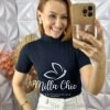 Cacharel Gola Alta Em Viscolycra - Preta - Milla Chic