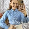 Milla Chic - millachic com br camisa brenda em linho marrom 5 Camisa Brenda Em Linho - Marrom - Milla Chic