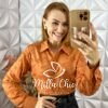 Camisa Edilene Em Lesie Bordada - Branco - Milla Chic