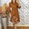 Chemise Itália - Marrom - Milla Chic