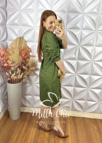 Chemise Itália - Verde - Milla Chic