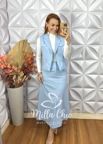 Conjunto Ariele Em Linho - Preto - Milla Chic