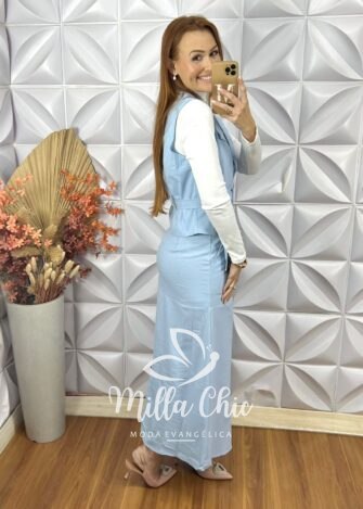 Conjunto Ariele Em Linho - Preto - Milla Chic