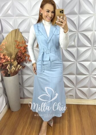 Conjunto Ariele Em Linho - Preto - Milla Chic