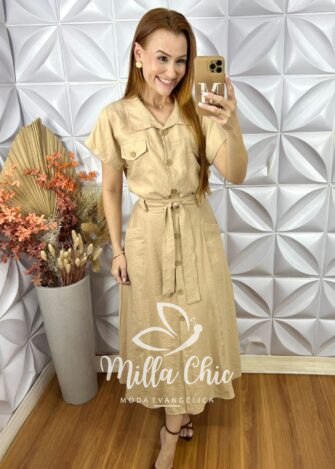 Conjunto Betânia - Bege - Milla Chic