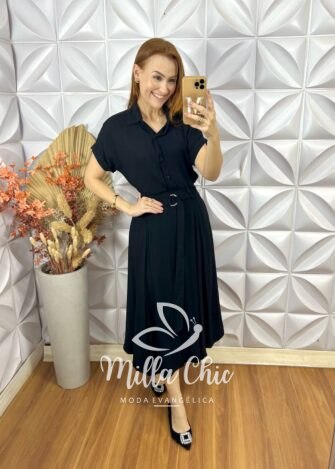 Conjunto Fabi Em Viscosarja - Preto - Milla Chic