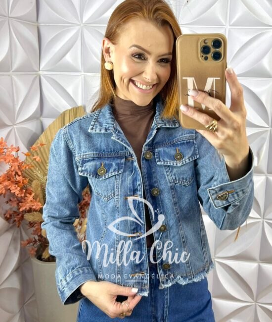 Jaqueta jeans Luciana - Milla Chic