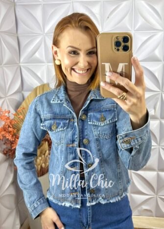 Jaqueta jeans Luciana - Milla Chic