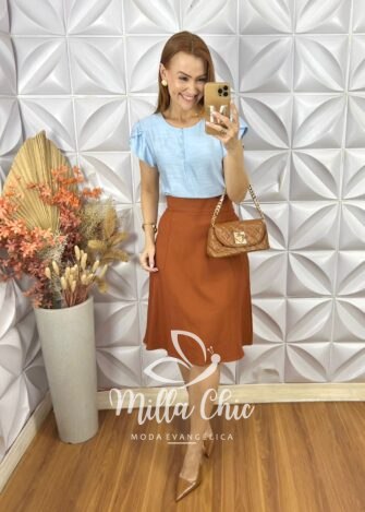 Saia Maria Em Bengaline - Milla Chic