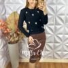 Suéter Em Tricot Flávia -Marsala - Milla Chic