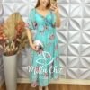 Vestido Beatriz Em Chifon - Azul - Milla Chic