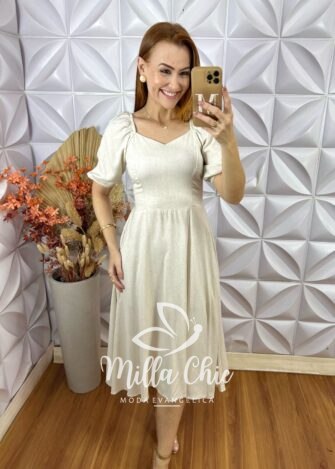 Vestido Celine Em Linho - Vinho - Milla Chic