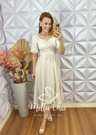 Vestido Celine Em Linho - Vinho - Milla Chic