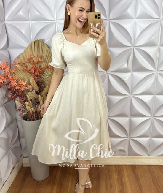 Vestido Celine Em Linho - Vinho - Milla Chic