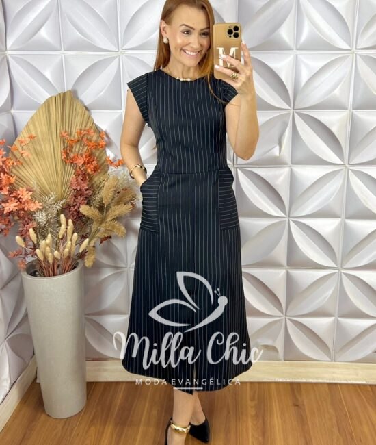 Vestido Charlene - Preto - Milla Chic