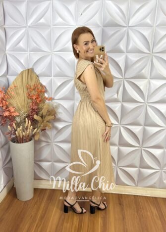 Milla Chic - millachic com br vestido charlene preto copia 3 Vestido Charlene - Bege - Milla Chic