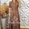 Vestido Chemise Paula - Preto - Milla Chic