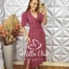 Milla Chic - millachic com br vestido clarice em viscolinho verde 7 Vestido Clarice Em Viscolinho - Verde - Milla Chic