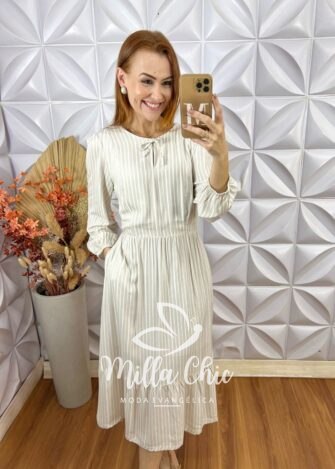 Vestido Dalva Em Viscolinho - Milla Chic