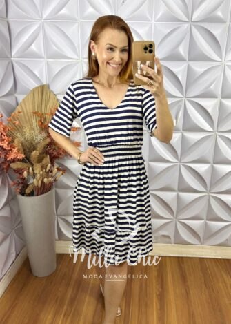 Milla Chic - millachic com br vestido dolores comfy e chic azul 6 Vestido Dolores Comfy E Chic - Azul - Milla Chic