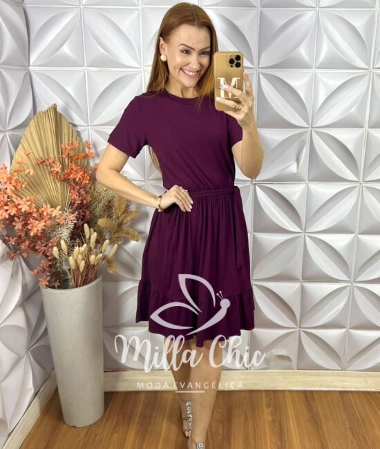 Vestido Lourdes Comfy Chic - Laranja - Milla Chic