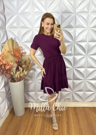 Vestido Lourdes Comfy Chic - Laranja - Milla Chic