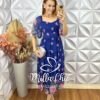 Milla Chic - millachic com br vestido mariana em chiffon azul 1 Vestido Mariana Em chiffon - Azul - Milla Chic