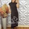 Milla Chic - millachic com br vestido marlene em moletinho preto 8 Vestido Marlene Em Moletinho - Preto - Milla Chic