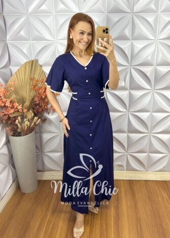 Milla Chic - millachic com br vestido melaine em linho areia 13 Vestido Melaine Em Linho - Areia - Milla Chic