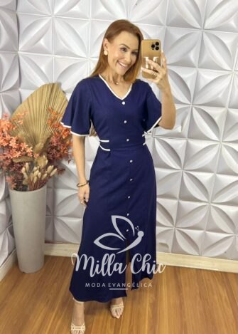 Milla Chic - millachic com br vestido melaine em linho areia 9 Vestido Melaine Em Linho - Areia - Milla Chic