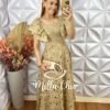 Milla Chic - millachic com br vestido midian em renda rechilieu nude 1 Vestido Midian Em Renda Rechilieu - Nude - Milla Chic